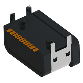 XB-TYPE C 16P-16 XB 방수 USB TYPE C SMT 16P 플레이트에 방수 암좌(4발 B형)